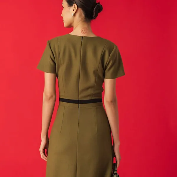 Váy Liền Nữ F2 Fashion & Freedom Ruby Key Colour Trends D547-XC-S-1021 Màu Xanh Cốm Size S
