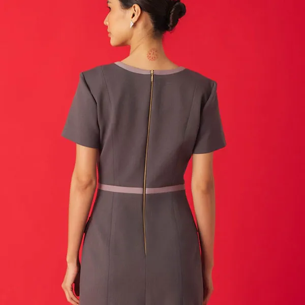 Váy Liền Nữ F2 Fashion & Freedom Ruby Key Colour Trends D548-XT-S-1021 Màu Xám Tím Size S