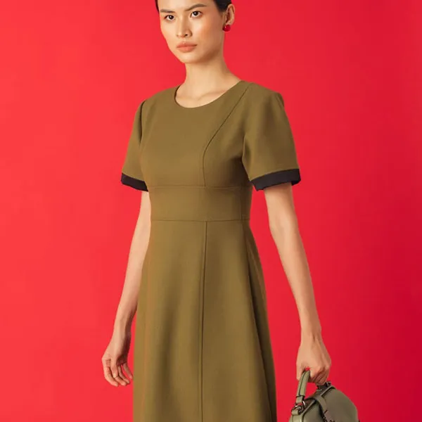 Váy Liền Nữ F2 Fashion & Freedom Ruby Key Colour Trends D549-XC-S-1021 Màu Xanh Cốm Size S