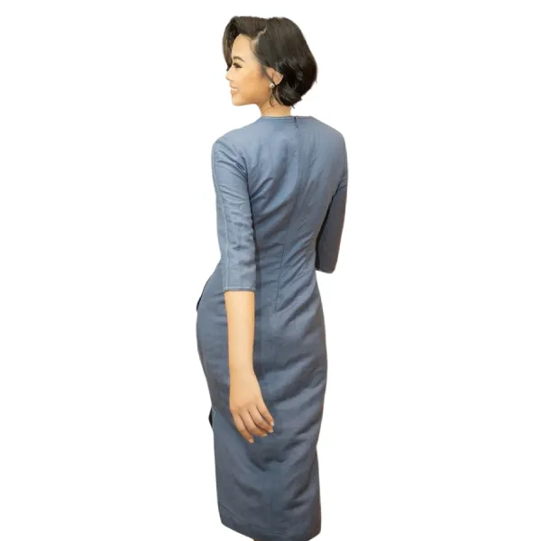 Váy Liền Nữ F2 Fashion & Freedom Stay Classy D388-XT-S-1020 Màu Xanh Size S