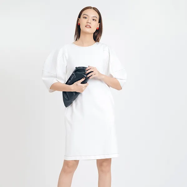 Váy Linen Nữ F2 Fashion & Freedom D540-TCN-S-0621 Màu Trắng Size S