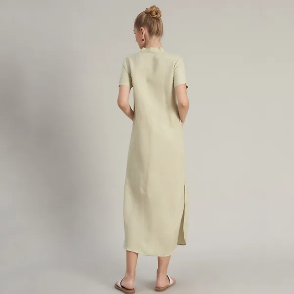 Váy Linen Nữ F2 Fashion & Freedom Hello New Day D375-MT-S-0323 Màu Xanh Size S