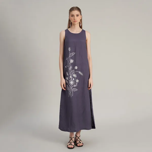 Váy Linen Nữ F2 Fashion & Freedom Holiday Vibes D316-TD-S-0323 Màu Tím Size S