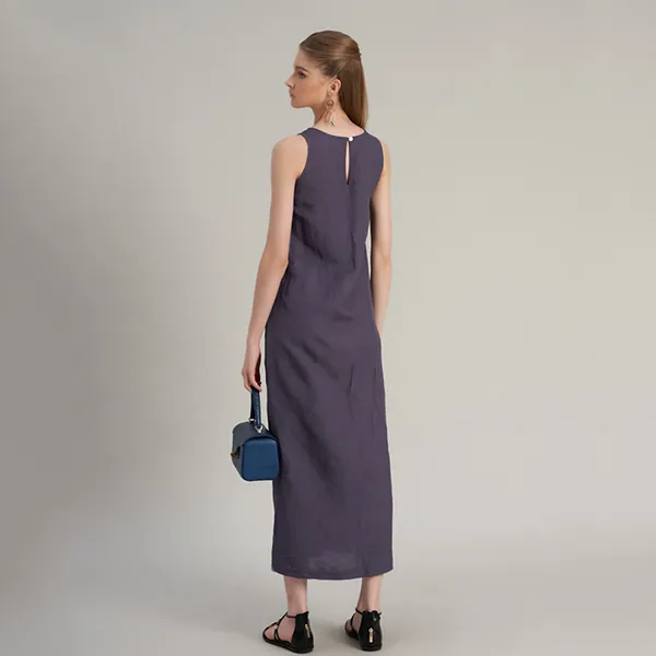 Váy Linen Nữ F2 Fashion & Freedom Holiday Vibes D316-TD-S-0323 Màu Tím Size S