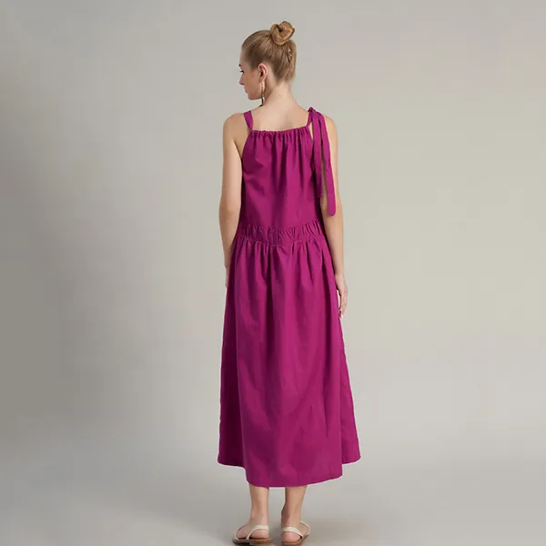 Váy Linen Nữ F2 Fashion & Freedom Holiday Vibes D364-T-S-0323 Màu Tím Size S