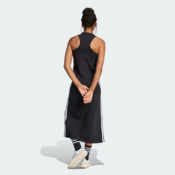 Váy Nữ Adidas Essentials 3-Stripes Long Racerback Dress JM4730 Màu Đen Size S