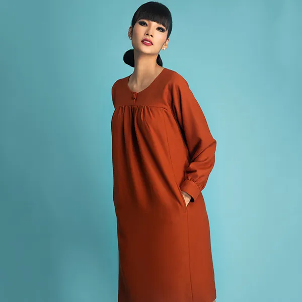 Váy Ruby Nữ F2 Fashion & Freedom I Can And I Will HT-D04-NB-S-0121 Màu Nâu Size S