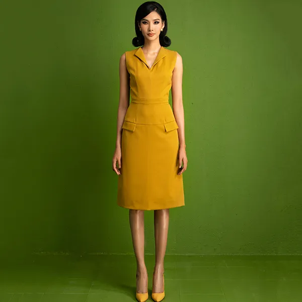 Váy Ruby Nữ F2 Fashion & Freedom I Can And I Will HT-D08-VN-S-0121 Màu Vàng Size S