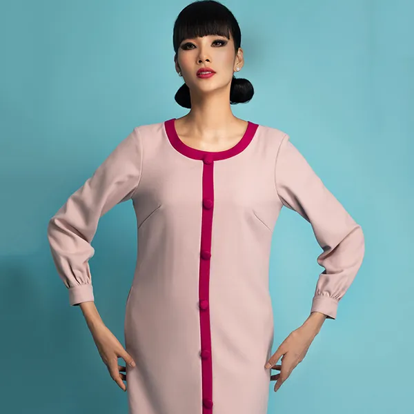 Váy Ruby Nữ F2 Fashion & Freedom I Can And I Will HT-D09-HN-S-0121 Màu Hồng Nhạt Size S