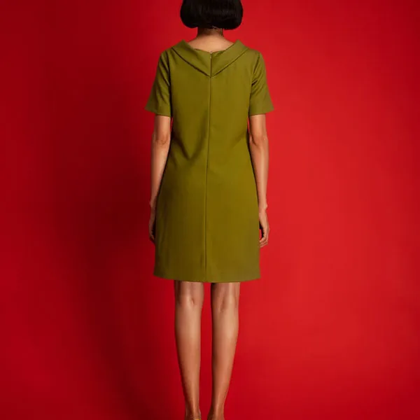 Váy Suông Nữ F2 Fashion & Freedom I Can And I Will HT-D03-XC-S-0121 Màu Xanh Olive Size S