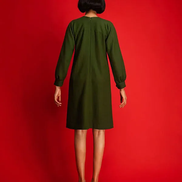 Váy Suông Nữ F2 Fashion & Freedom I Can And I Will HT-D04-XR-S-0121 Màu Xanh Lá Size S