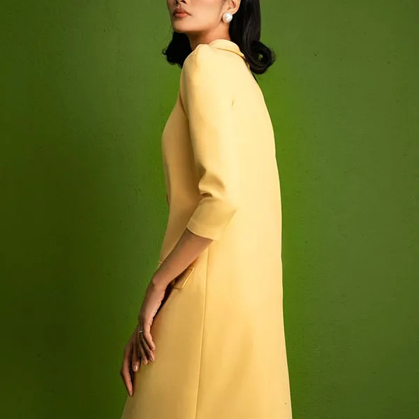 Váy Suông Nữ F2 Fashion & Freedom Ruby I Can And I Will HT-D06-V-S-0121 Màu Vàng Size S