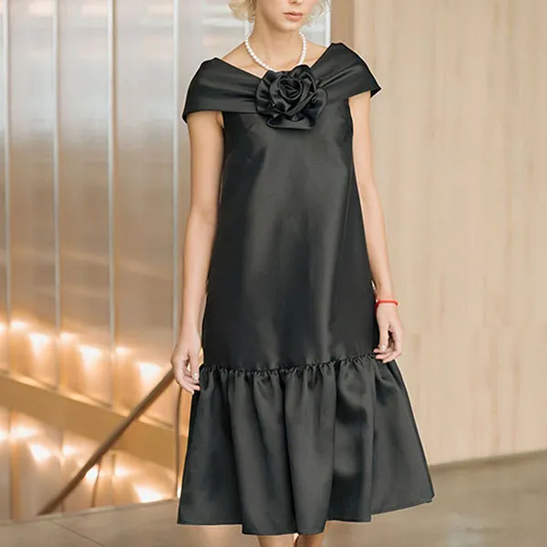 Váy Váy Trễ Vai Nữ F2 Fashion & Freedom Queen Of The Night D402-D-S-0420 Màu Đen Size S