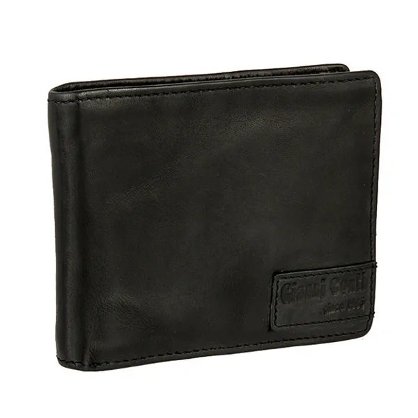 Ví Nam Gianni Conti Men's Genuine Leather Men's Wallet Black 4207220 - RAUL - Black Màu Đen