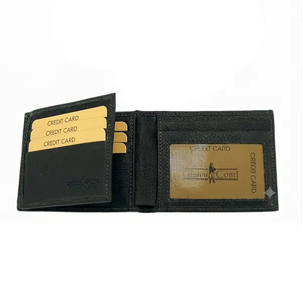 Ví Nam Gianni Conti Wallet 587012-10 Màu Đen