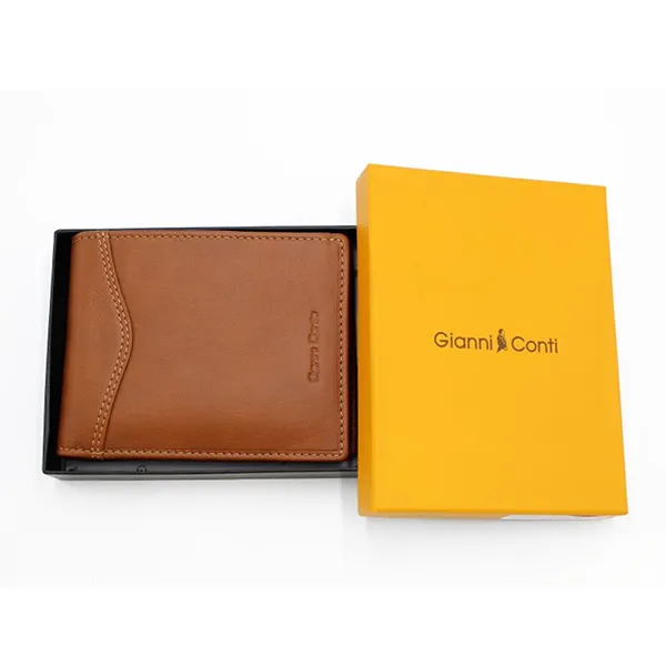 Ví Nam Gianni Conti Wallet 587748-433 Màu Nâu Nhạt