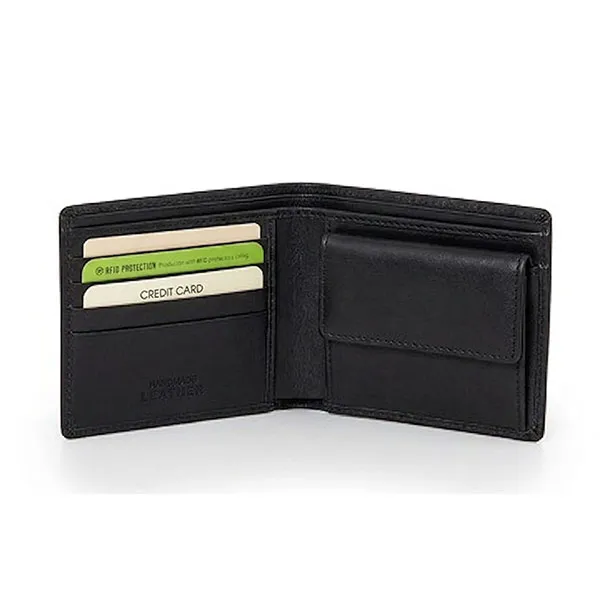 Ví Nam Gianni Conti Wallet 9407412-10 Black Màu Đen
