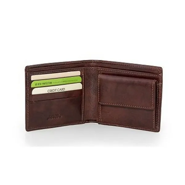Ví Nam Gianni Conti Wallet 9407412-20 Brown Màu Nâu