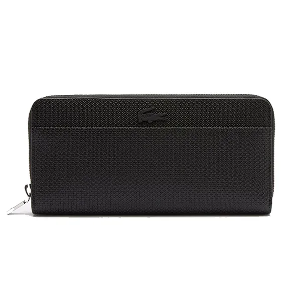 Ví Nữ Lacoste Zip Wallet Marine 166 Wallet NF4389HN Màu Đen