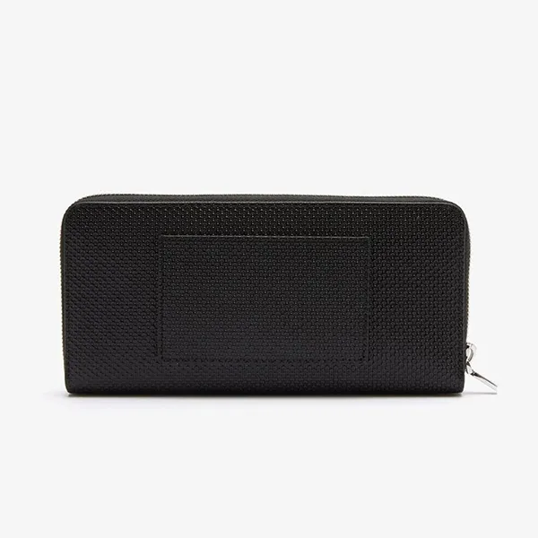 Ví Nữ Lacoste Zip Wallet Marine 166 Wallet NF4389HN Màu Đen