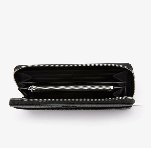 Ví Nữ Lacoste Zip Wallet Marine 166 Wallet NF4389HN Màu Đen