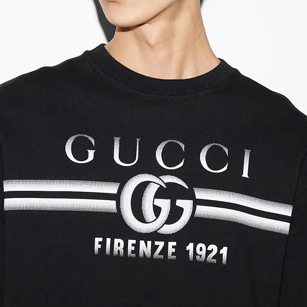 Áo Nỉ Sweater Nam Gucci Sweatshirt 784413 XJGKQ 1152 Màu Đen Size S