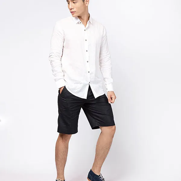 Áo Sơ Mi Nam F2 Fashion & Freedom Linen SMM135-TK-XXL-0619 Màu Trắng Size XXL