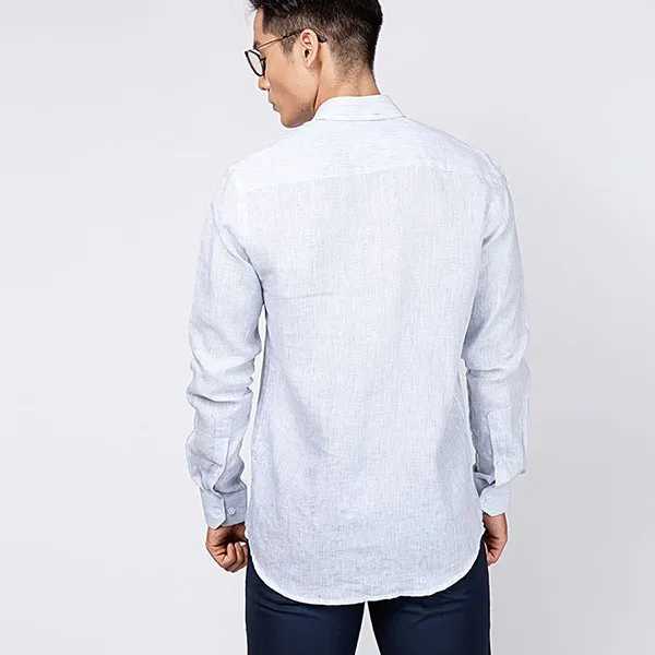 Áo Sơ Mi Nam F2 Fashion & Freedom Linen SMM137-TS-S-0619 Màu Trắng Size S