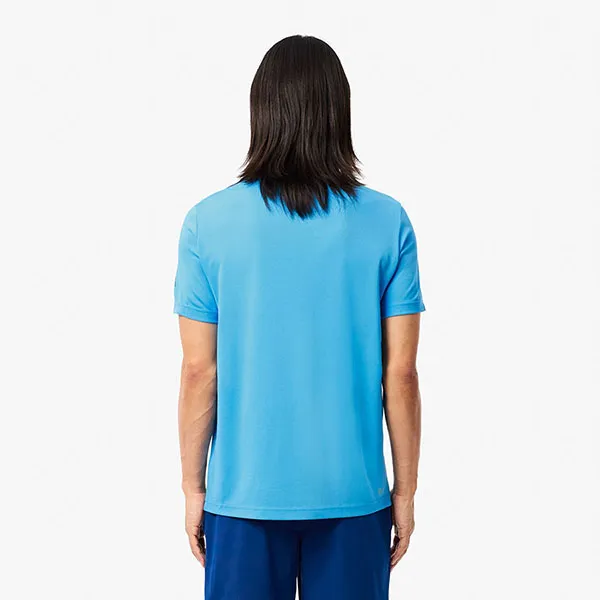 Áo Thun Nam Lacoste Tennis x Novak Djokovic T-Shirt TH2525 - IDE Màu Xanh Blue Size 4