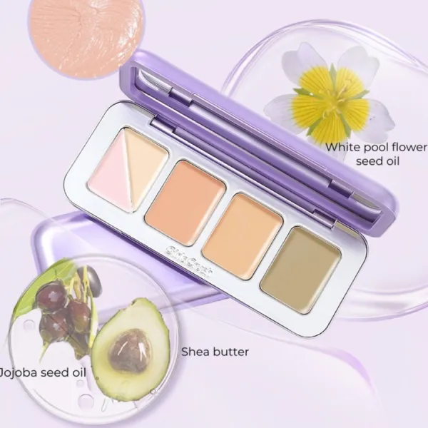Bảng Che Khuyết Điểm + Triệt Sắc Girls Crush 5-Color Concealer Cream Palette 5 Ô