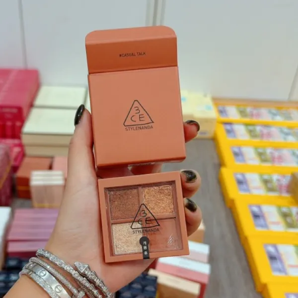 Bảng Phấn Mắt 3CE Mini Multi Eye Color Palette Tone Casual Talk