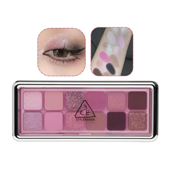 Bảng Phấn Mắt 3CE New Take Eyeshadow Palette Tone Creative Filter 12 Ô Màu