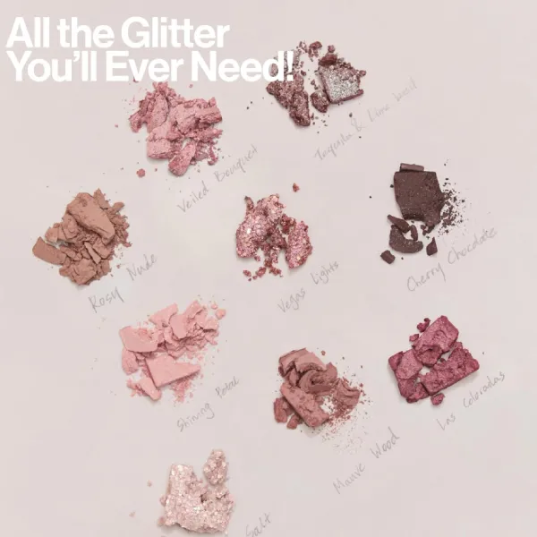 Bảng Phấn Mắt Unleashia Glitterpedia Eye Palette No.2 All Of Dusty Rose