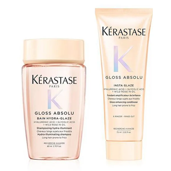 Combo Dầu Gội + Dầu Xả Kérastase Gloss Absolu Bain Hydra-Glaze Shampoo 80ml + Insta Glaze Conditioner 75ml