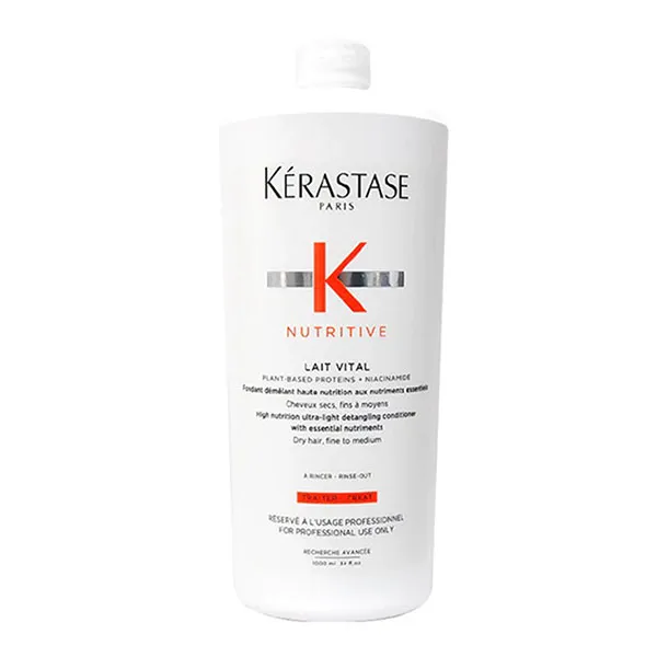 Dầu Xả Kérastase Nutritive Bain Satin Riche Shampoo Lait Vital Conditioner 1000ml
