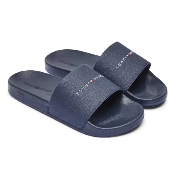 Dép Nam Tommy Hilfiger Sliders Màu Xanh Navy Size 40