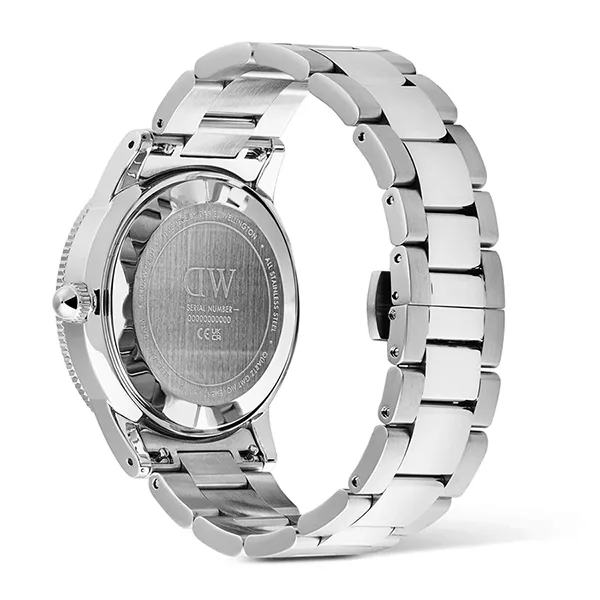 Đồng Hồ Nam Daniel Wellington Iconic GMT Link DW00100920 Màu Đen - Bạc