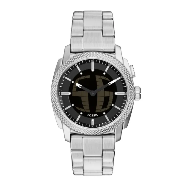 Đồng Hồ Nam Fossil Analog-Digital Fossil Machine Watch FS6155 Màu Bạc - Đen