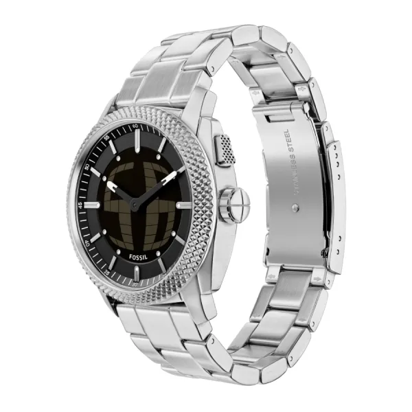 Đồng Hồ Nam Fossil Analog-Digital Fossil Machine Watch FS6155 Màu Bạc - Đen