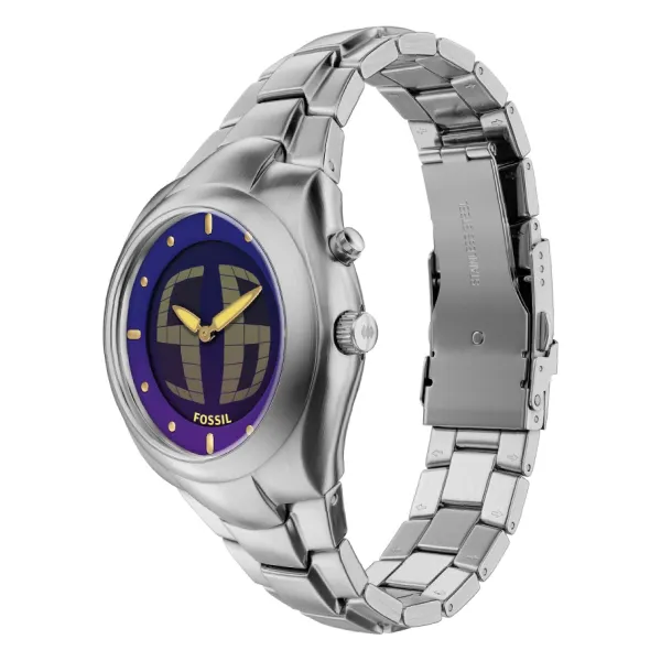 Đồng Hồ Nam Fossil Y2K Big Tic 40mm Watch LE1228 Màu Bạc