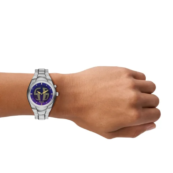 Đồng Hồ Nam Fossil Y2K Big Tic 40mm Watch LE1228 Màu Bạc