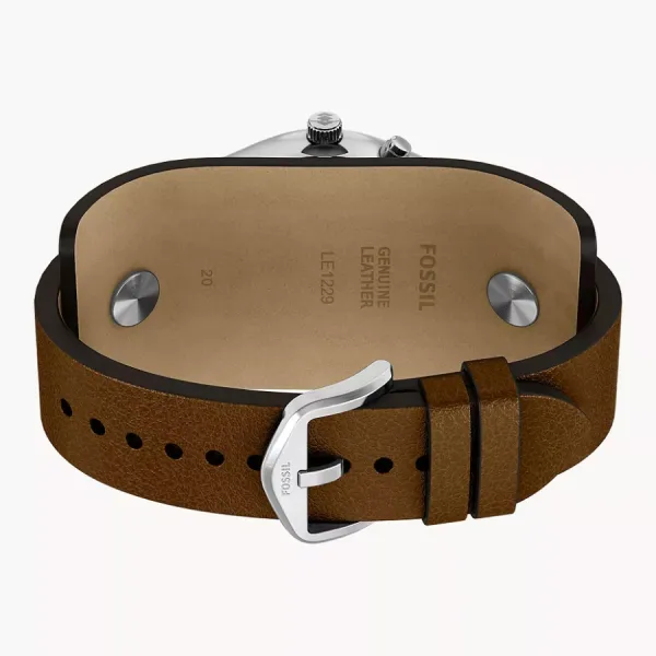 Đồng Hồ Nam Fossil Y2K Big Tic 40mm Watch LE1229 Màu Nâu