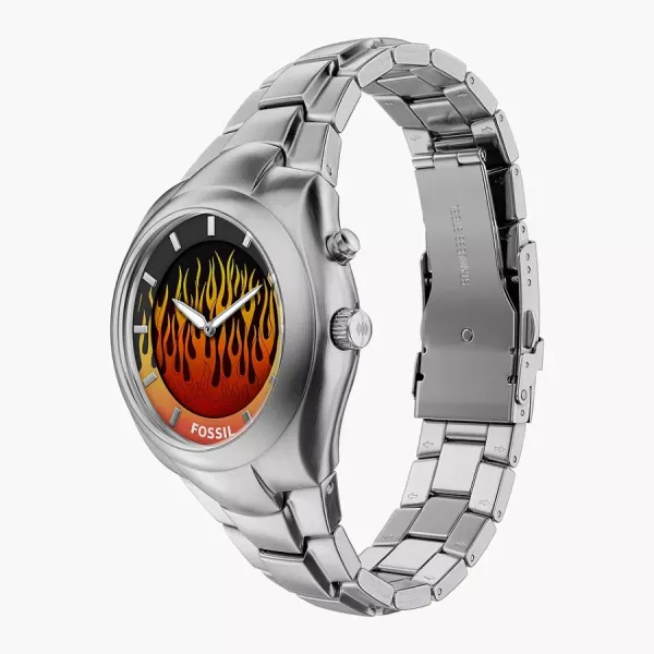 Đồng Hồ Nam Fossil Y2K Big Tic 40mm Watch LE1230 Màu Bạc - Vàng