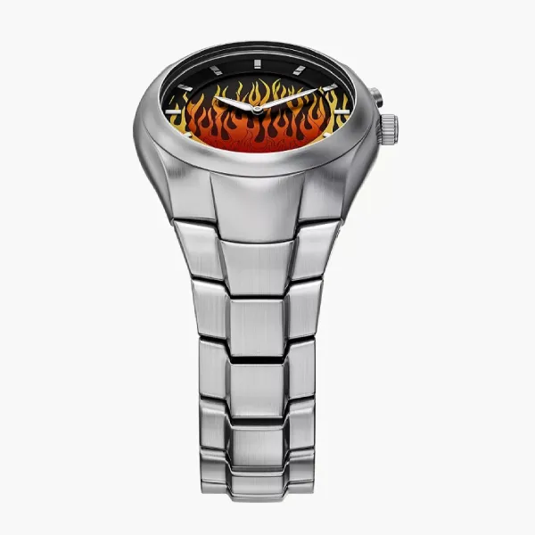 Đồng Hồ Nam Fossil Y2K Big Tic 40mm Watch LE1230 Màu Bạc - Vàng