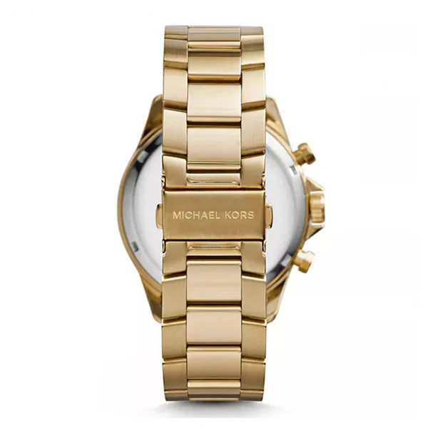 Đồng Hồ Nam Michael Kors MK Gage Black Tone Chronograph Watch 45mm Màu Vàng Đen