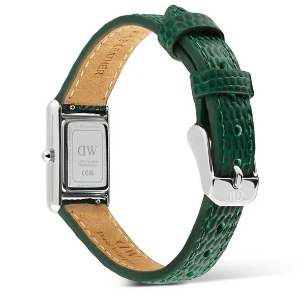 Đồng Hồ Nữ Daniel Wellington Bound Mini Green Lizard White Silver DW00100902 Màu Xanh Trắng