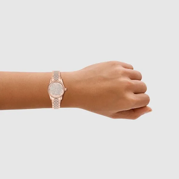 Đồng Hồ Nữ Michael Kors Lexington 26mm MK7576 Màu Vàng Hồng