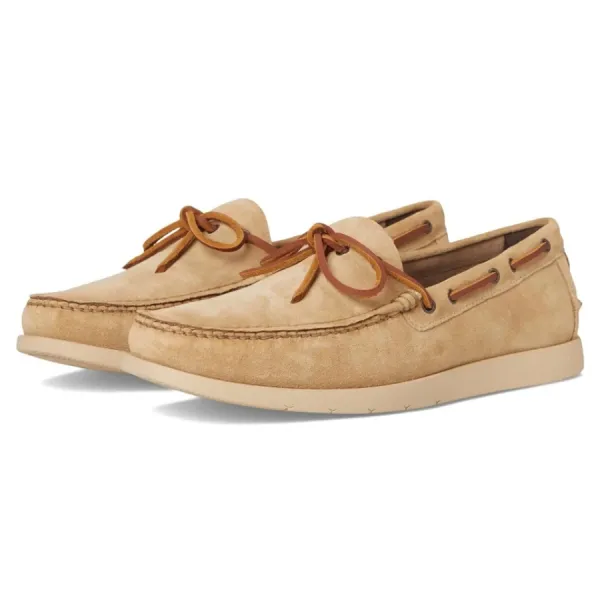 Giày Lười Nam Cole Haan Farro Suede Shoes C41172 Màu Nâu Nhạt Size 40