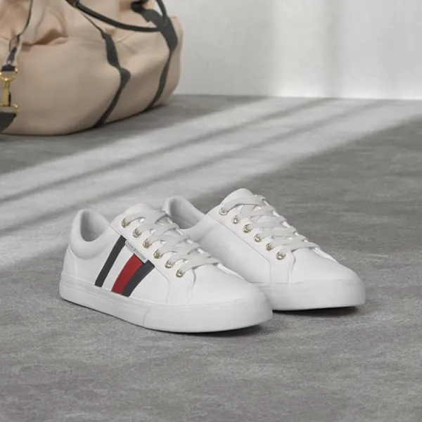 Giày Sneaker Nam Tommy Hilfiger B0DWDQ2463 Màu Trắng Size 8.5