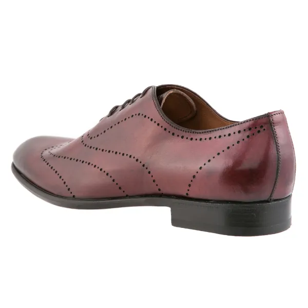 Giày Tây Nam Germano Bellesi 1137 Màu Nâu Đỏ Size 38